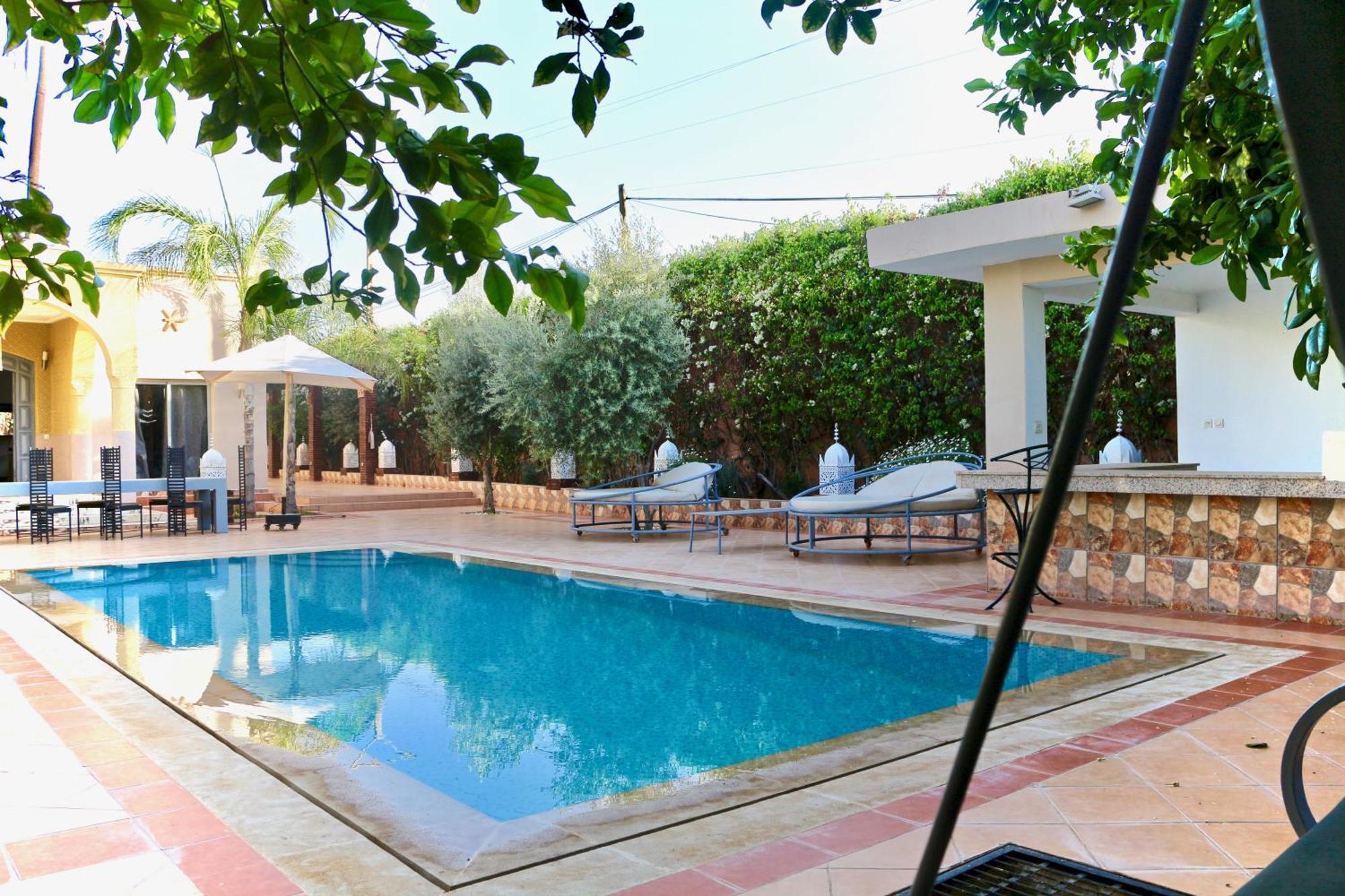 Villa Paradis Marrakesh Bagian luar foto